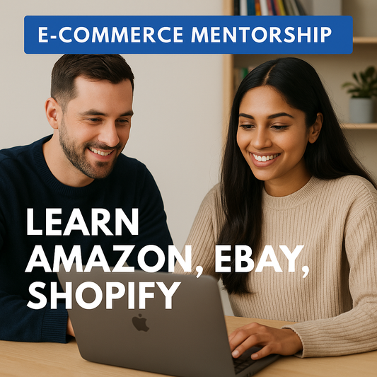 Amazon, eBay & Shopify Side Hustle Mentorship – 1:1 & Group Sessions